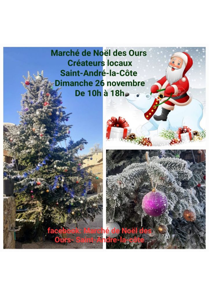 Marché de noel des ours à rontalon - Monts du lyonnais